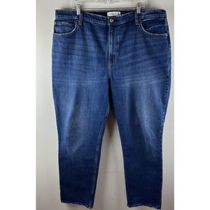 Abercrombie & Fitch Jeans Curve Love 90s Ultra Straight High Rise Size 35/20